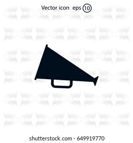 loudspeaker icon . Vector Eps 10