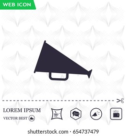 loudspeaker icon . Vector Eps 10