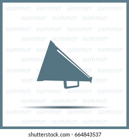 loudspeaker icon . Vector Eps 10