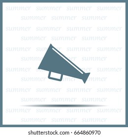 loudspeaker icon . Vector Eps 10