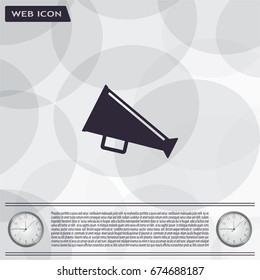 loudspeaker icon . Vector Eps 10