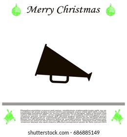 loudspeaker icon . Vector Eps 10