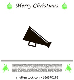 loudspeaker icon . Vector Eps 10