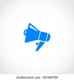 loudspeaker icon vector, flat design best vector icon