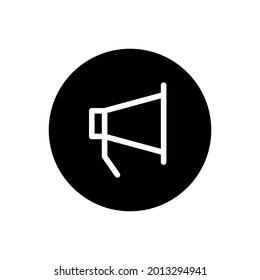 Loudspeaker icon vector glyph rounded style