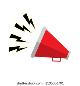 Loudspeaker icon vector illustration 