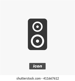 Loudspeaker icon, vector illustration