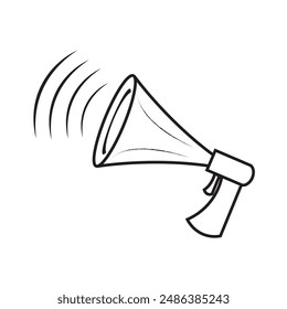 Plantilla de diseño de Ilustración vectorial de ícono de altavoz