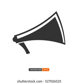 Loudspeaker Icon Vector. Vector Illustration eps.10