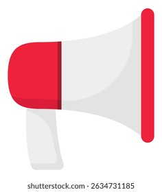 Loudspeaker icon vector isolated on white background.