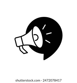 Lautsprecher-Symbol Vektorgrafik Lautsprecher MegaPhone-Zeichen