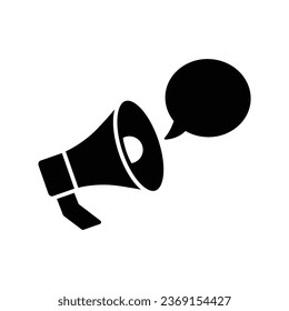loudspeaker icon vector megaohone sign