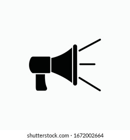 Loudspeaker Icon Vector Sign Symbol Isolated