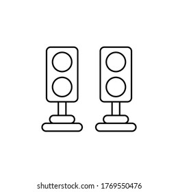 símbolo de símbolo vectorial de icono de altavoz