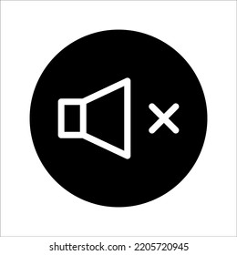 loudspeaker icon vector, stock vector illustration flat design style