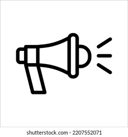 vector de icono de altavoz, ilustración vectorial de stock estilo de diseño plano