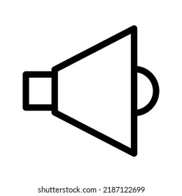 Loudspeaker Icon Vector Symbol Design Illustration