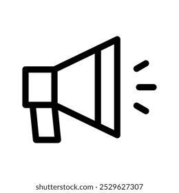 Loudspeaker Icon Vector Symbol Design Illustration