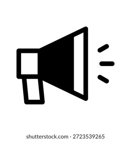 Ilustración de diseño de símbolo de Vector de icono de altavoz
