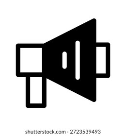 Ilustración de diseño de símbolo de Vector de icono de altavoz