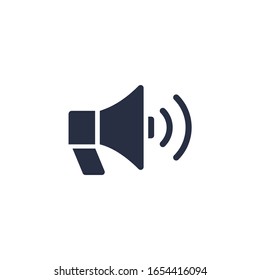 loudspeaker icon for web site or mobile app