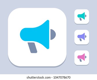 Loudspeaker - LED Duo Icons. A professional, pixel-aligned icon.