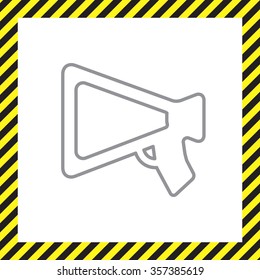 loudspeaker line icon
