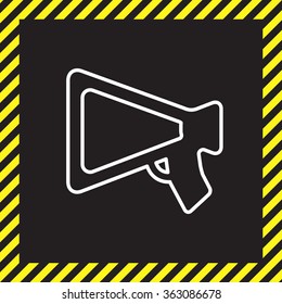 loudspeaker line icon