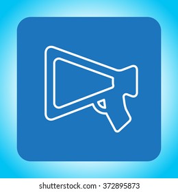 loudspeaker line icon