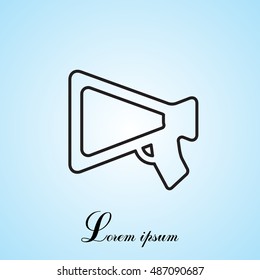 loudspeaker line icon