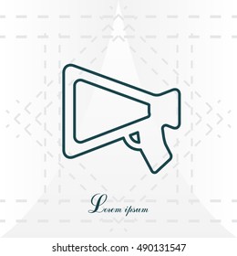 loudspeaker line icon