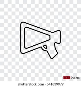 loudspeaker line icon