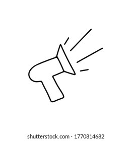 
Loudspeaker, megaphone, horn, sound amplifier, sound transmission, directional sound