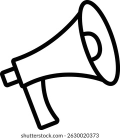 Loudspeaker megaphone icon collection. Megaphone icon set. advertising, bullhorn icon.Element of marketing and advertising icon for mobile concept and web apps.
