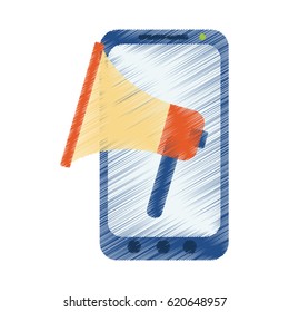 loudspeaker or megaphone icon image 
