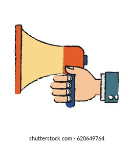 loudspeaker or megaphone icon image 