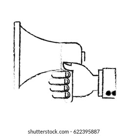 loudspeaker or megaphone icon image 