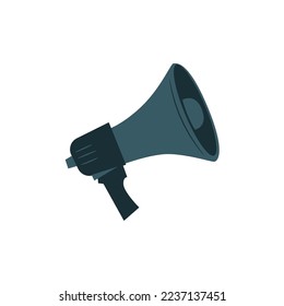 Loudspeaker megaphone icon. Vector graphics