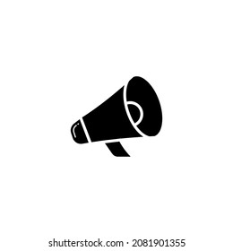 Ilustración vectorial de iconos de altavoz y megáfono