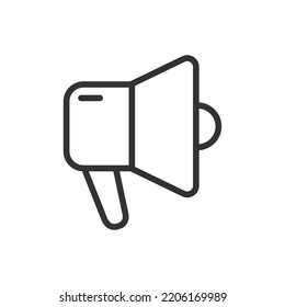 Umriss-Vektorsymbol für Lautsprecher-Vektorsymbol für Web-, Mobil-App- und i-Design