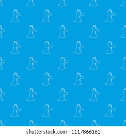 Loudspeaker pattern vector seamless blue repeat for any use