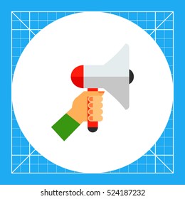 Loudspeaker as Promotion Concept Icon