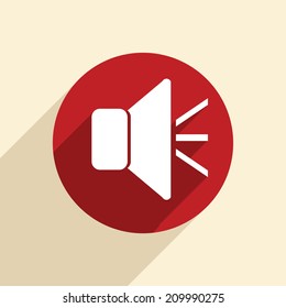 loudspeaker sign.