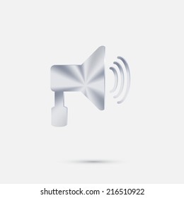 loudspeaker sign.