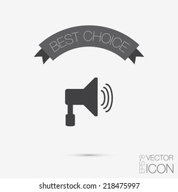 loudspeaker sign. Volume icon . sound icon