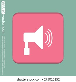 loudspeaker sign. Volume icon. sound icon
