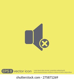 loudspeaker sign. Volume icon . sound icon