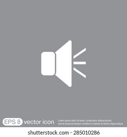loudspeaker sign. Volume icon . sound icon