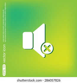 loudspeaker sign. Volume icon . sound icon