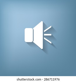 loudspeaker sign. Volume icon . sound icon